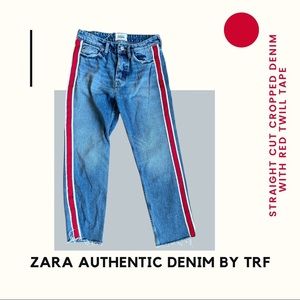 Zara Authentic by TRF Straight Ankle Cropped Jeans 💜 10 for $25 💜